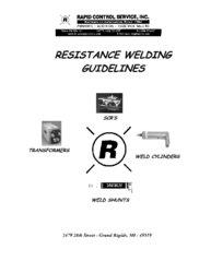 Resistance Welding Guidelines